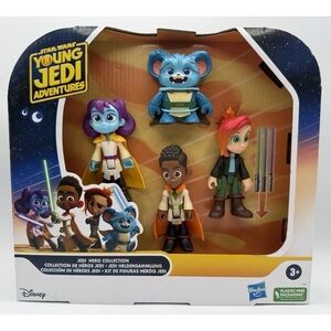 Star Wars Young Jedi Adventures Jedi Hero Collection 4 Action Figures Disney New